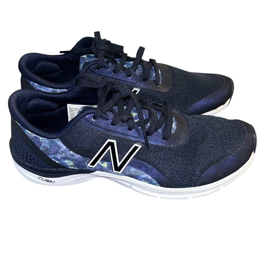 New Balance Black and Blue 711 V Athletic Shoes for Performance